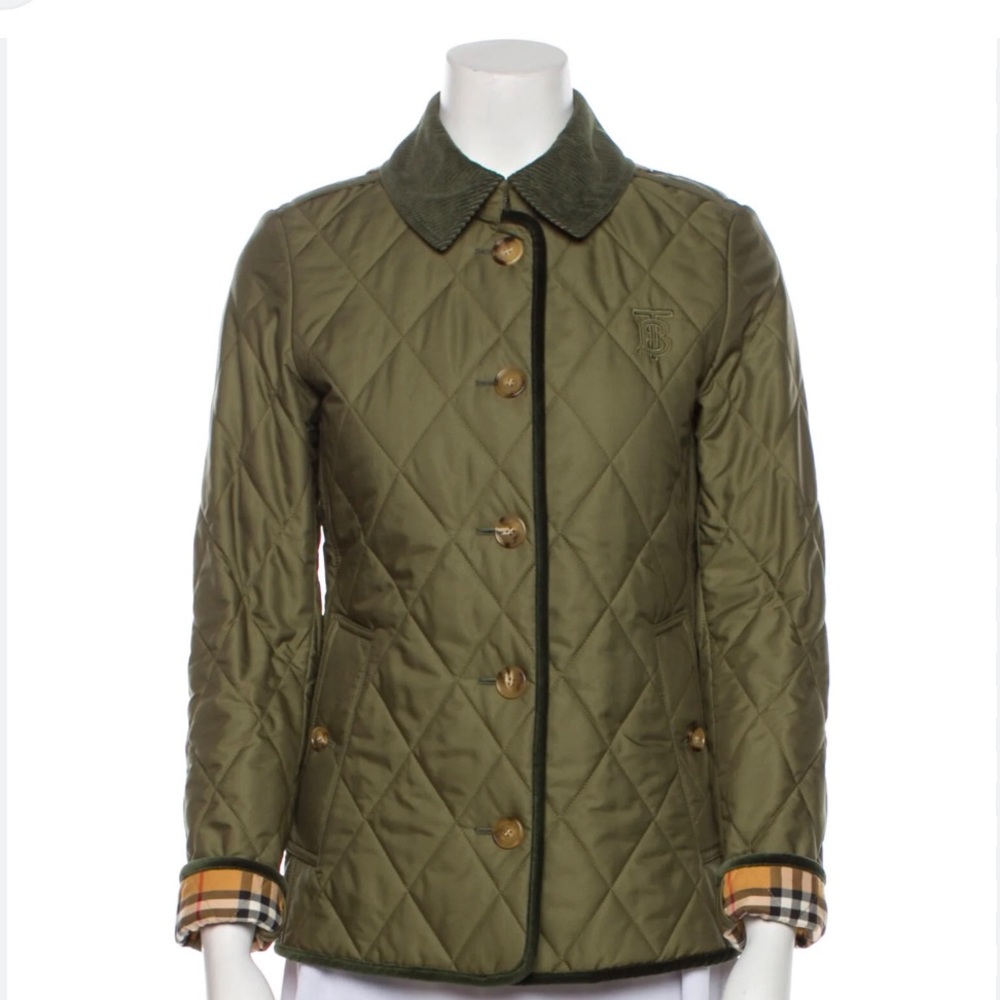 Burberry quilted jacket